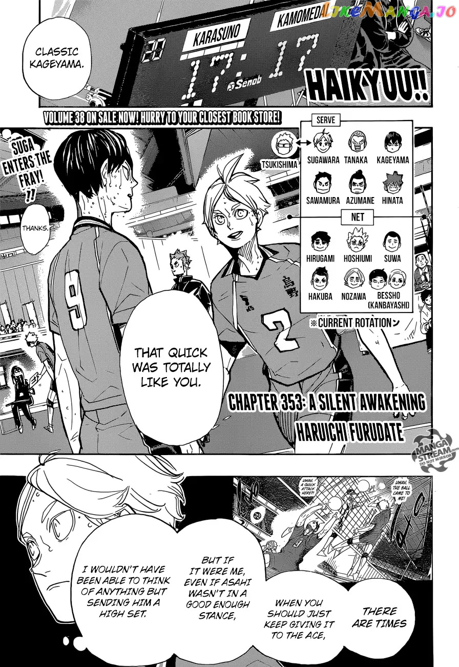 Haikyuu!!, Chapter 353 image 01